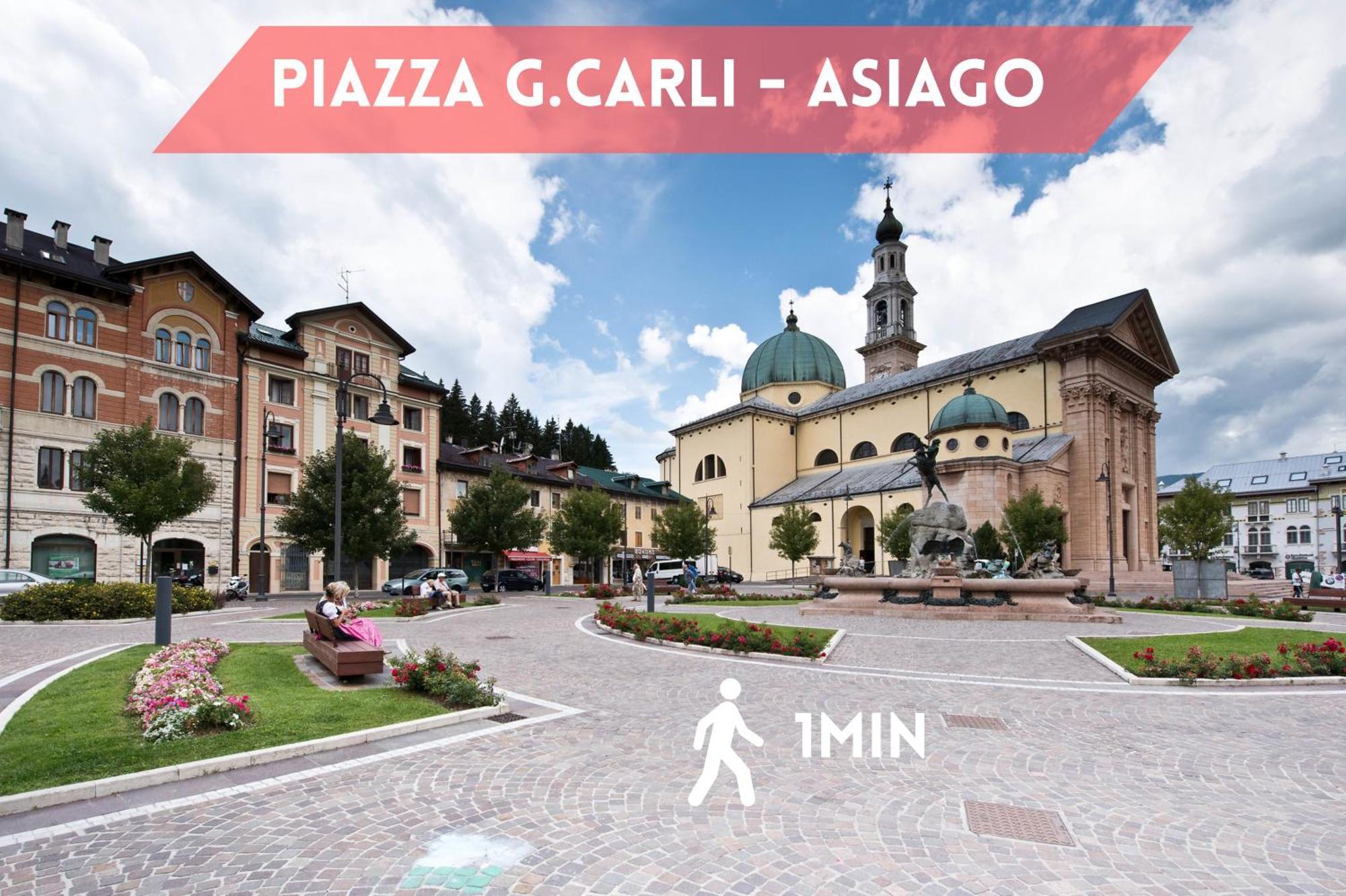 Апартаменти Asiago Centro Mansarda Con Balcone E Giardino Екстер'єр фото